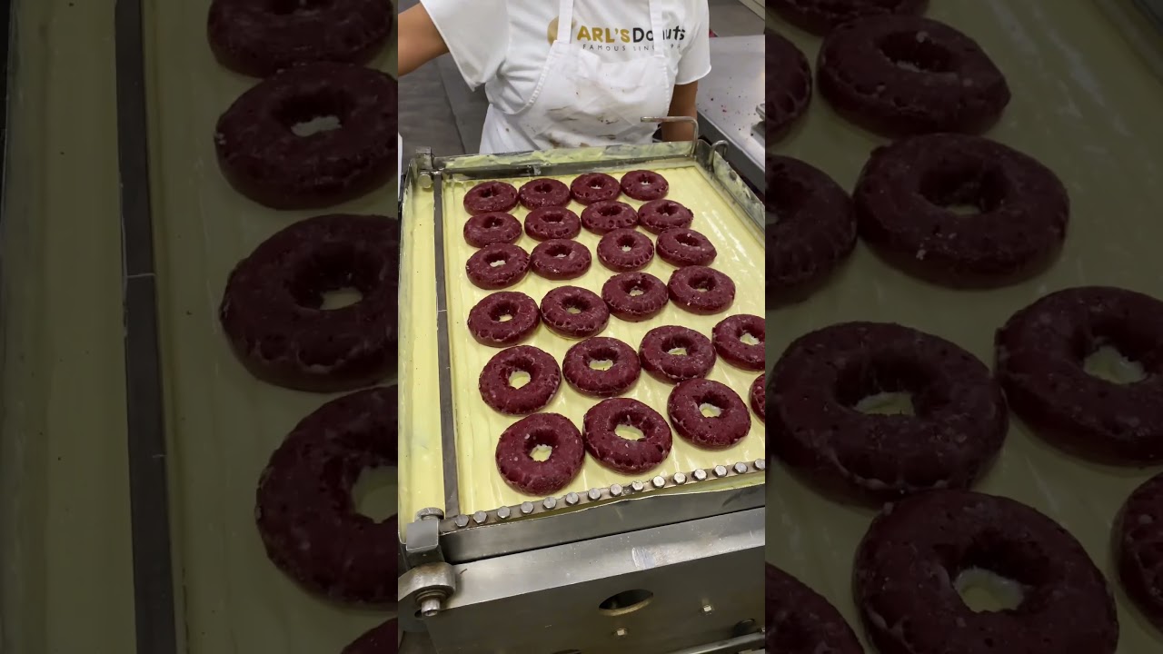 RED VELVET DONUTS made FRESH