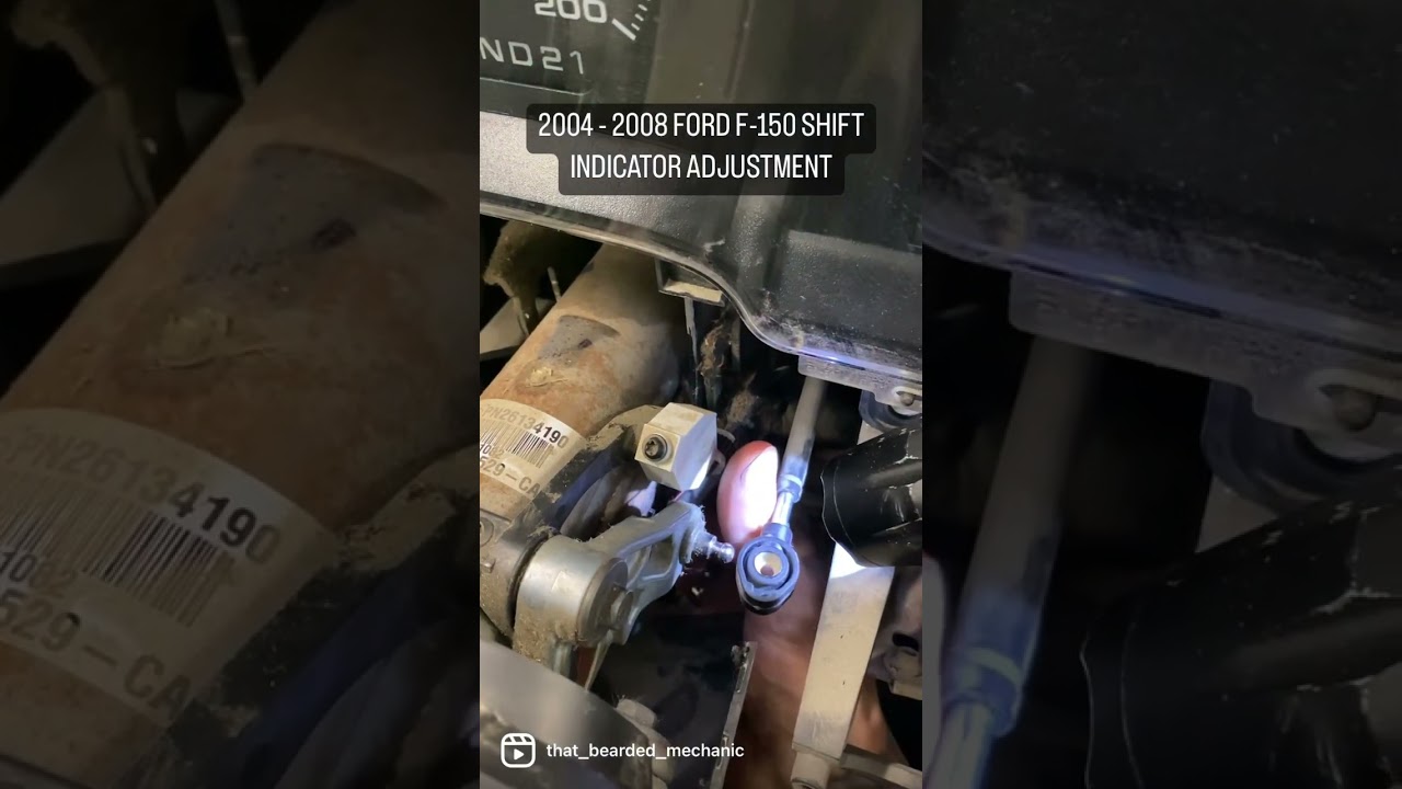 04 - 08 Ford F-150 Shift Indicator Adjustment &bull; #ThatBeardedMechanic #FordF150 #Shorts