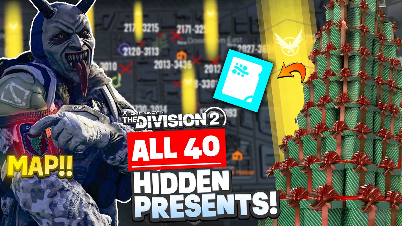 Зимний режим Division 2: ВСЕ 40 спрятанных подарков &bull; Карта расположения &mdash; НЕ ПРОПУСТИТЕ награды!