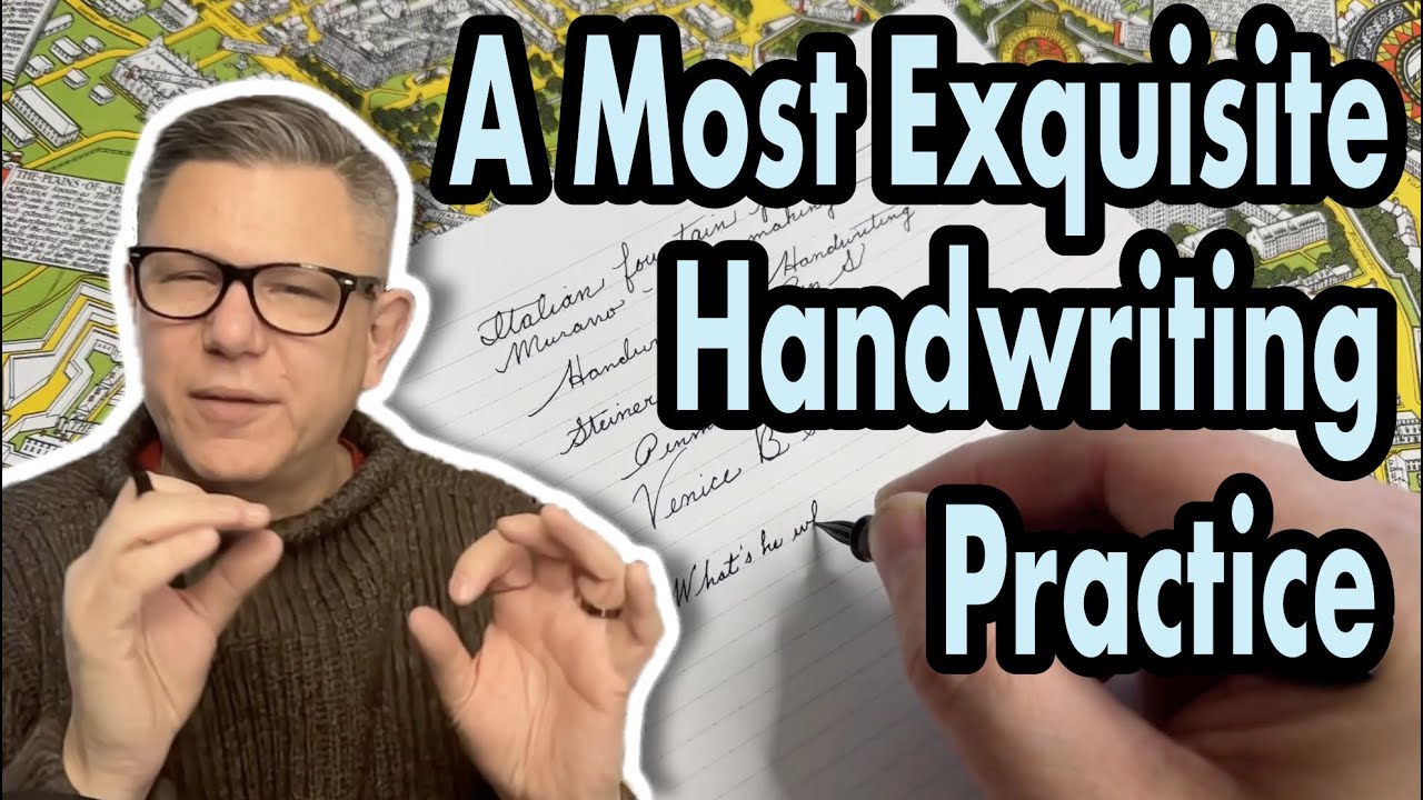 Improve Your Handwriting with A Most Exquisite Penmanship Practice!