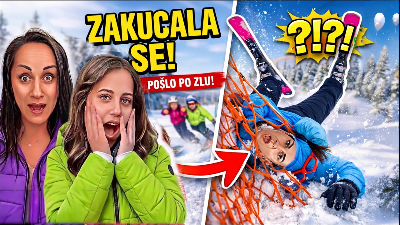 ZAKUCALA SE NA SKIJANjU! 😱 (Brzeće vlog)