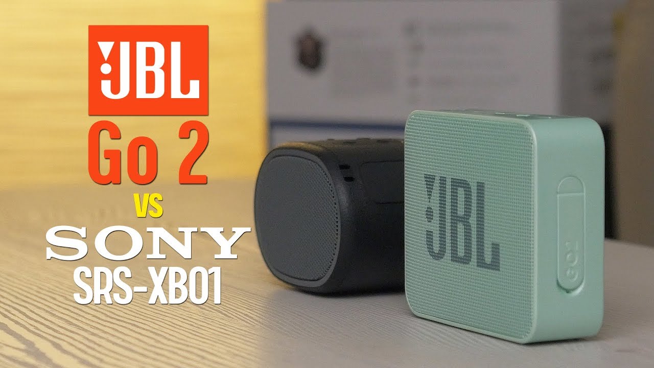 JBL Go 2 vs Sony SRS-XB01 - SOUND TEST