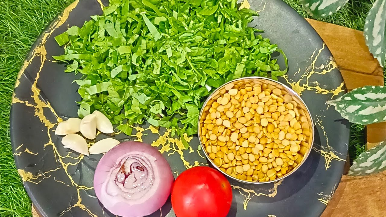 palak chana dal recipe, 😋👌