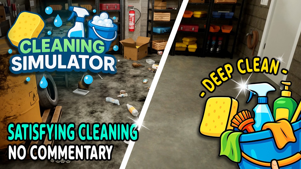 Cleaning Simulator [DEMO] 🧼✨ Oddly Satisfying Cleanup | No Commentary Long Gameplay
