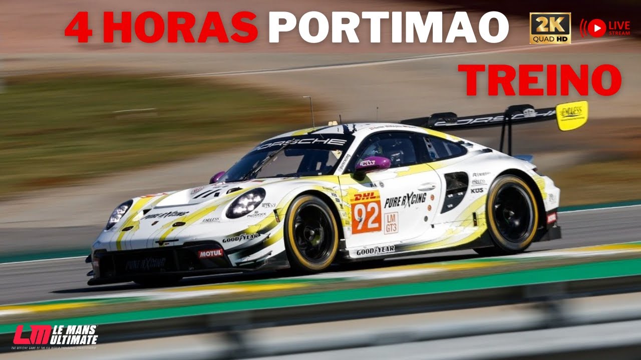 🏁 Treino para 4 Horas de Portimao - Porsche 992 LMGT3 - Eliel Sales - Platinum - Le Mans Ultimate