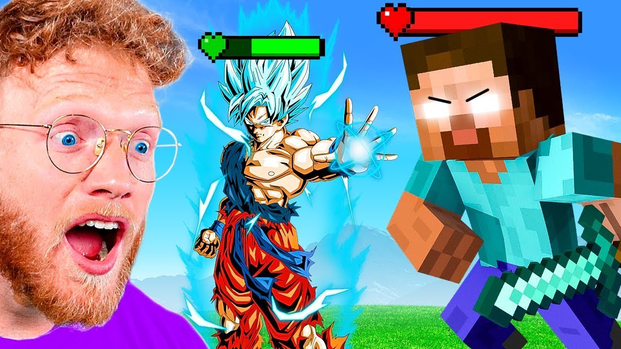 BECKBROS React To GOKU vs. MINECRAFT POWER LEVEL COMPARISON