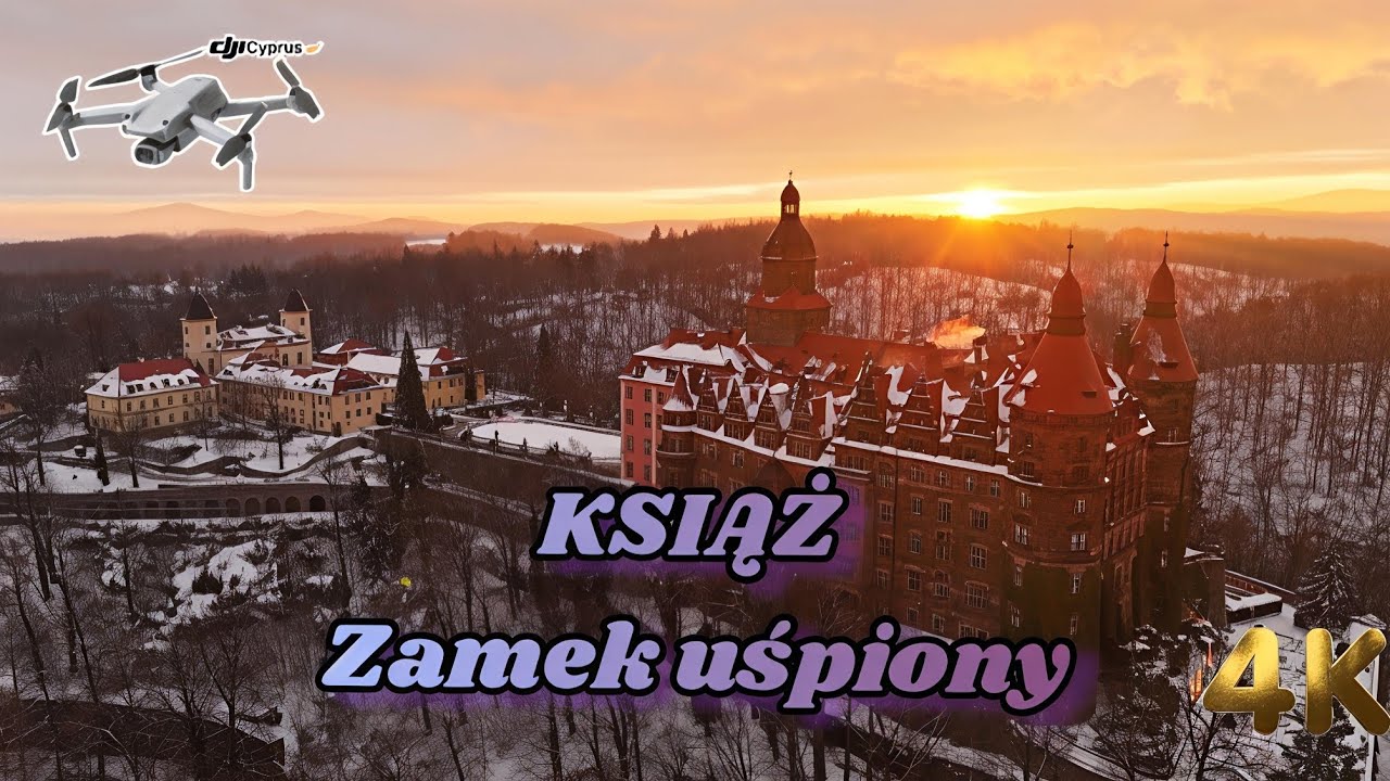 ZAMEK KSIĄŻ: Ciemność i Złoto | Najbardziej Epicki Wschód Słońca z DRONA 4K
