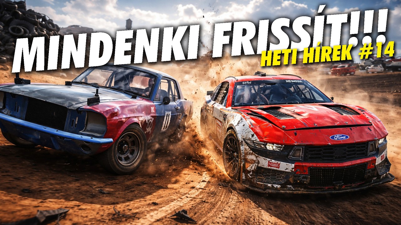 Gigantikus UPDATE és óriási BEMUTATÓ cunami! – Heti hírek #14