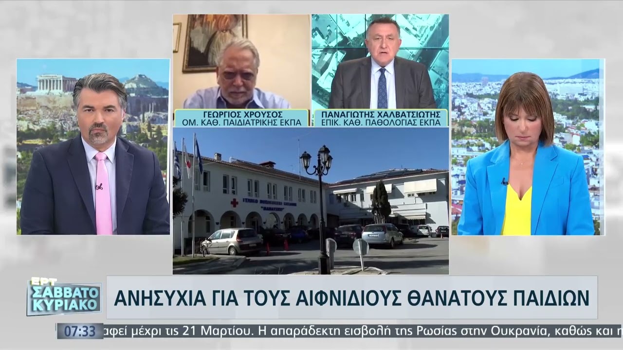 Ανησυχία για τους αιφνίδιους θανάτους παιδιών | 15/05/2022 | ΕΡΤ