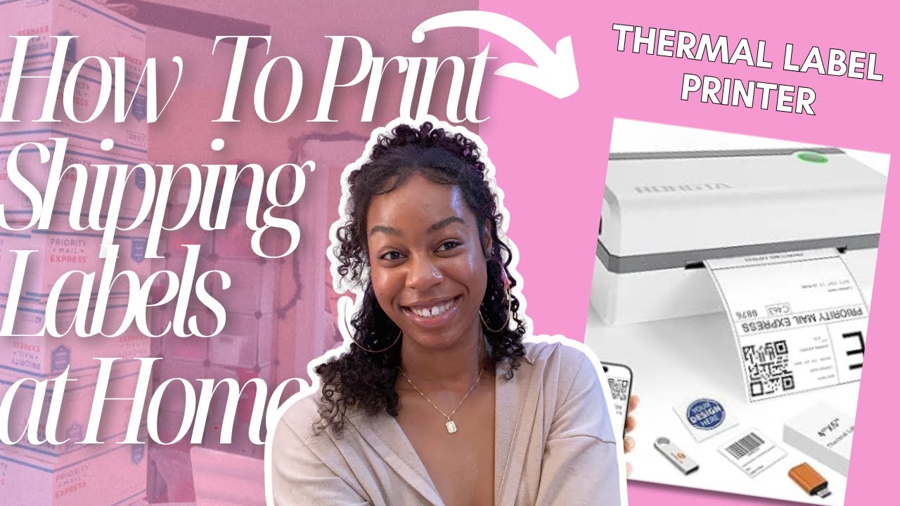 HOW TO PRINT SHIPPING LABELS AT HOME *EASY* | SMALL BUSINESS TIPS