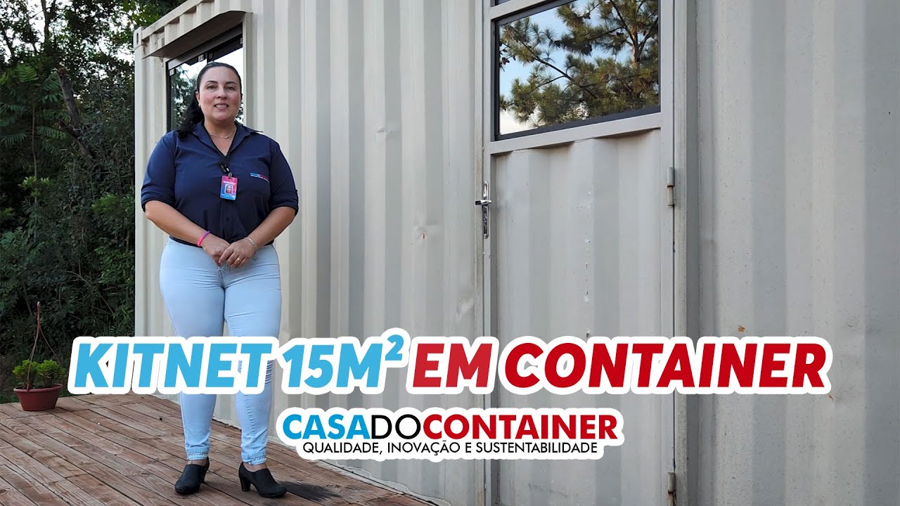Kitnet de 15² dentro de Container 
