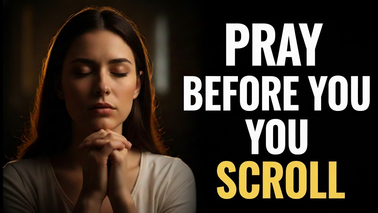 Before You Touch Your Phone Pray This | Morning Prayer for Peace, Strength, and God's Guidance