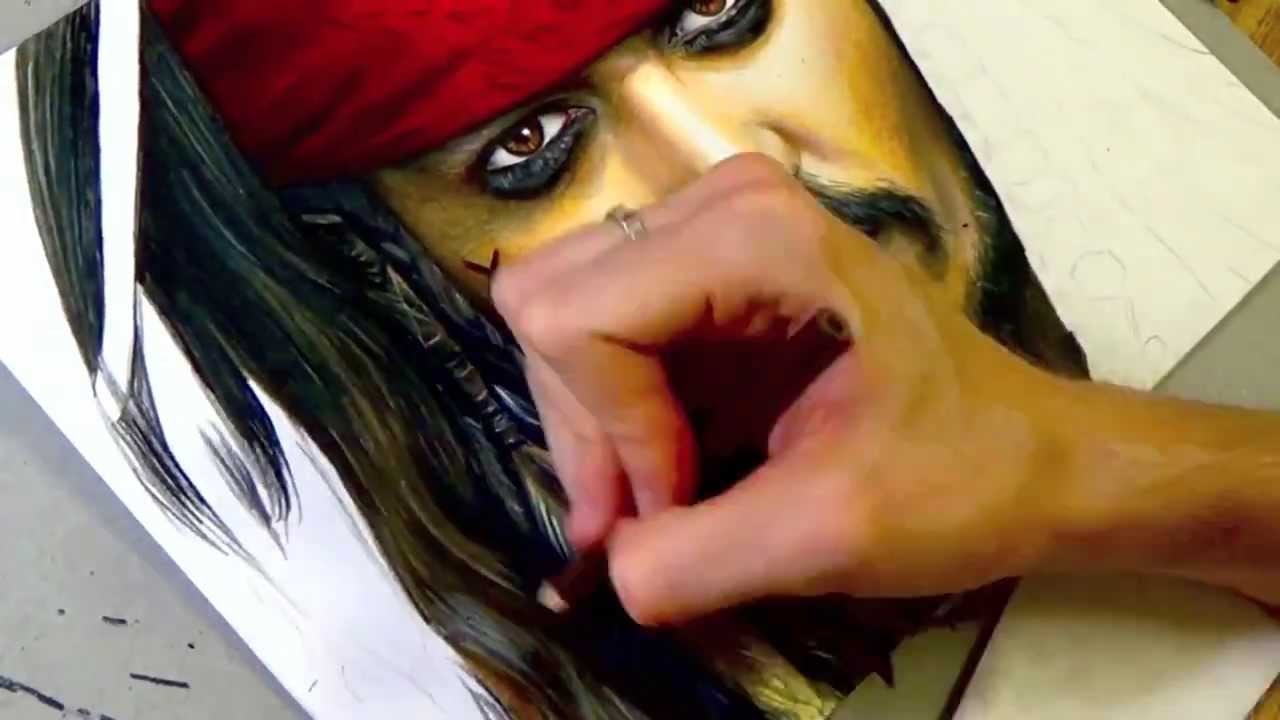 Drawing Captain Jack Sparrow