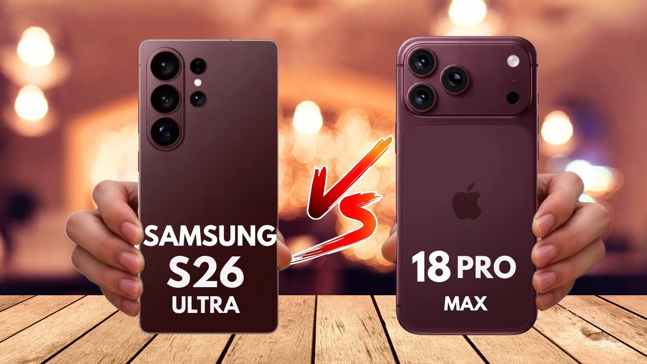 Samsung Galaxy S26 Ultra vs iPhone 18 Pro Max – Official Leaks Comparison!
