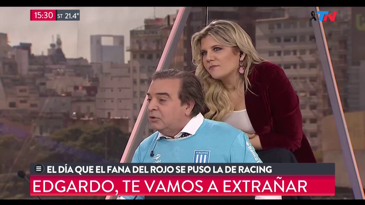 El día que Edgardo, hincha del rojo, se puso la de Racing