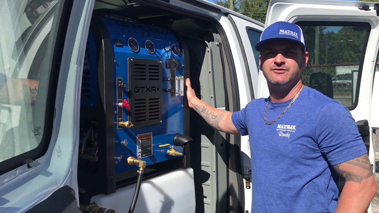 Matrix Carpet Cleaning Bought 3 New Truckmounts & Vans Today at Janitor's Closet