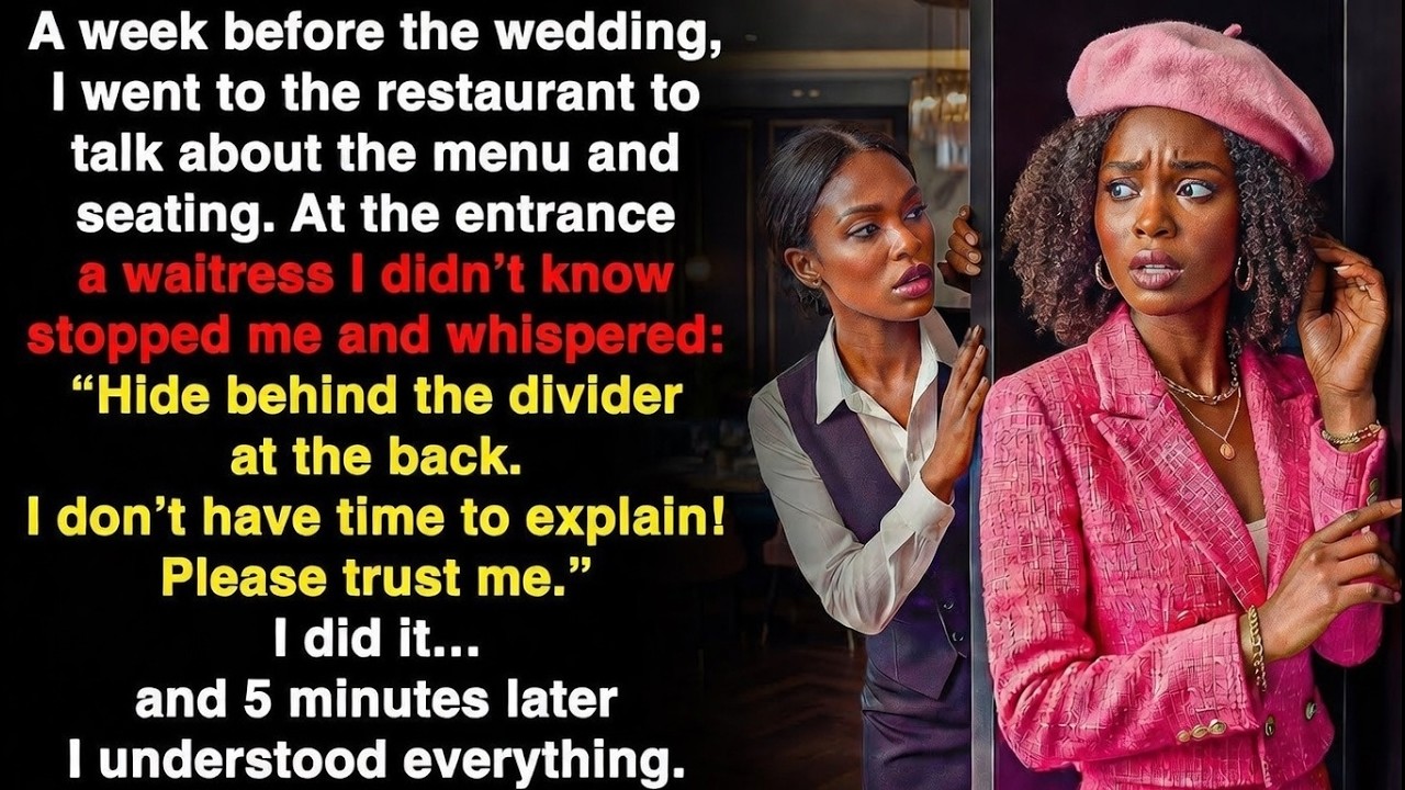 The Waitress saw Me and whispered, “Hide quick and just watch.” 5 minutes later, everything change