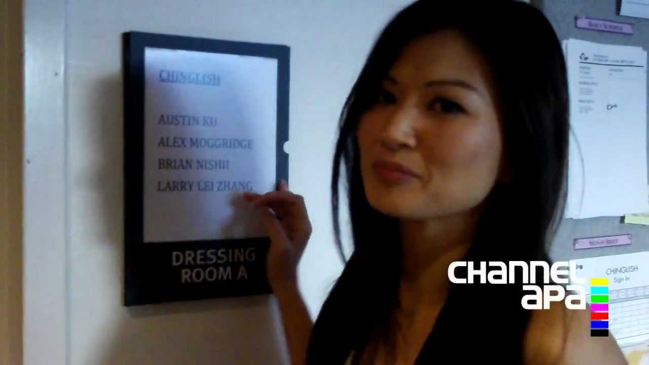 Behind the scenes with Michelle Krusiec at Chinglish