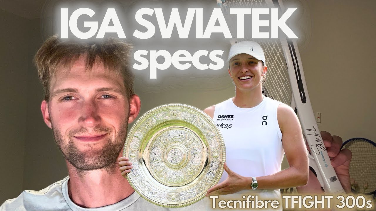 Iga Swiatek racquet specs (Tecnifibre TFight 300s) - Wimbledon champion!