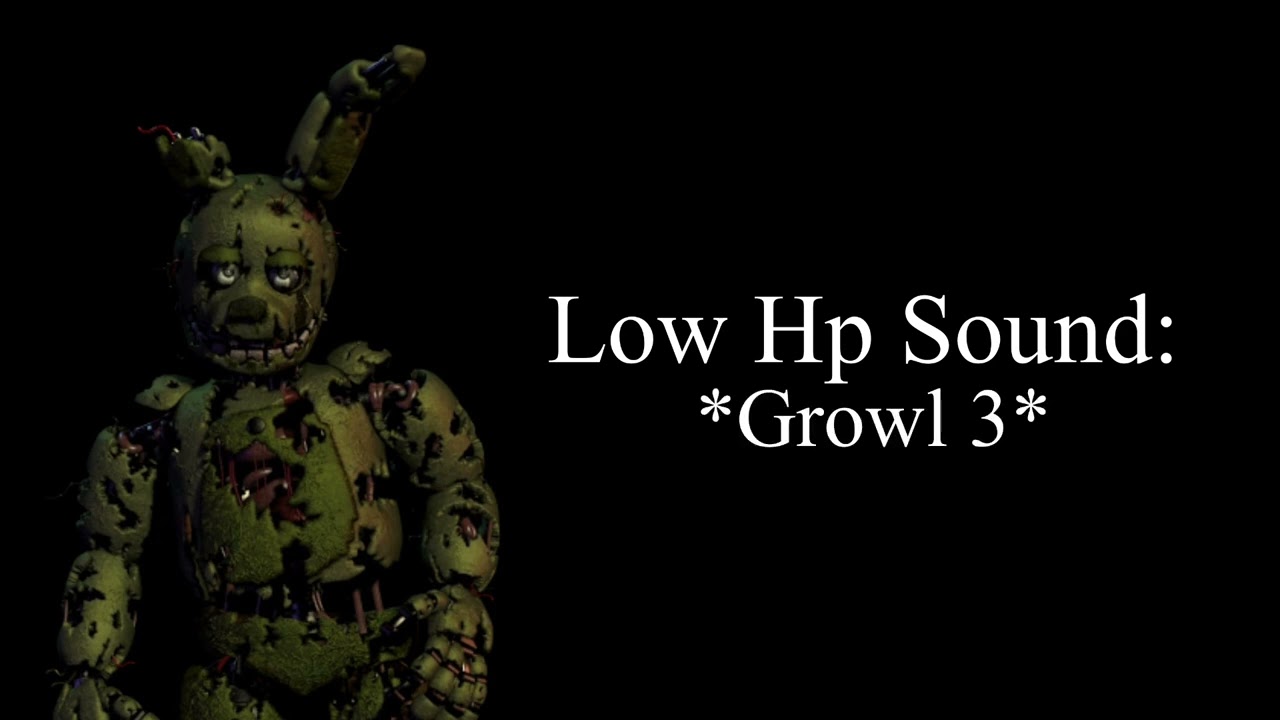 Springtrap voice lines (Fight Nightmares)