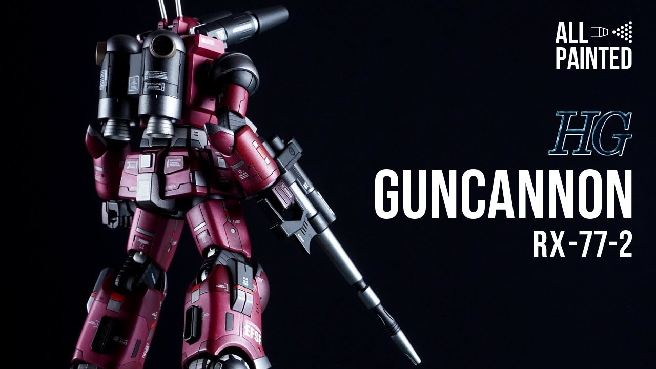 #024【ガンプラ全塗装】HG GUNCANNON（HGガンキャノン）