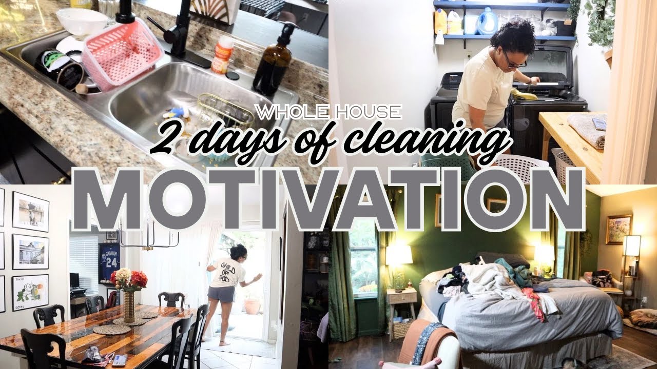*NEW* 2 Days of Cleaning Motivation. Whole House Cleaning.