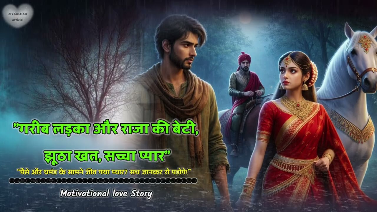 गरीब लड़का और राजा की बेटी, झूठा खत सच्चा प्यार । True love story ❤️ #lovestory 