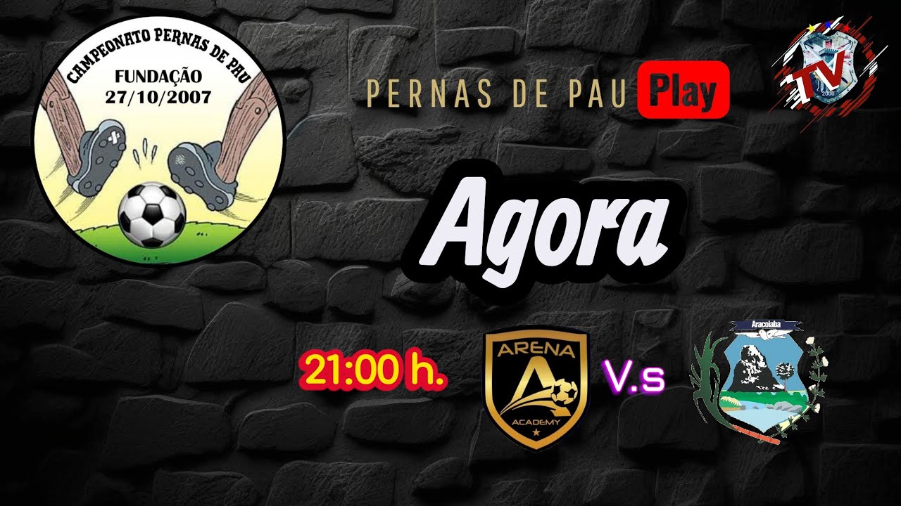 Campeonato pernas de pau 25/26. Arena academy x Aracoiaba.