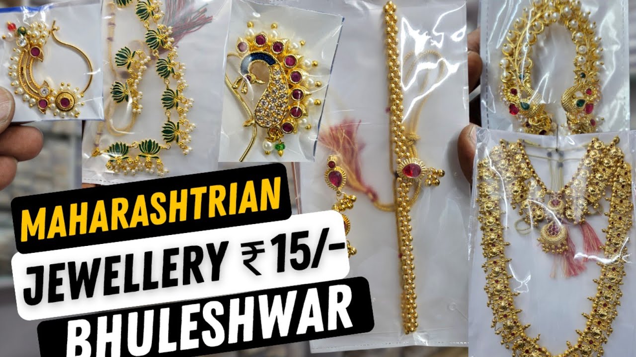 Maharashtrian Jewellery Wholesale Bhuleshwar Mumbai, Earrings Rings Necklace Wholesale