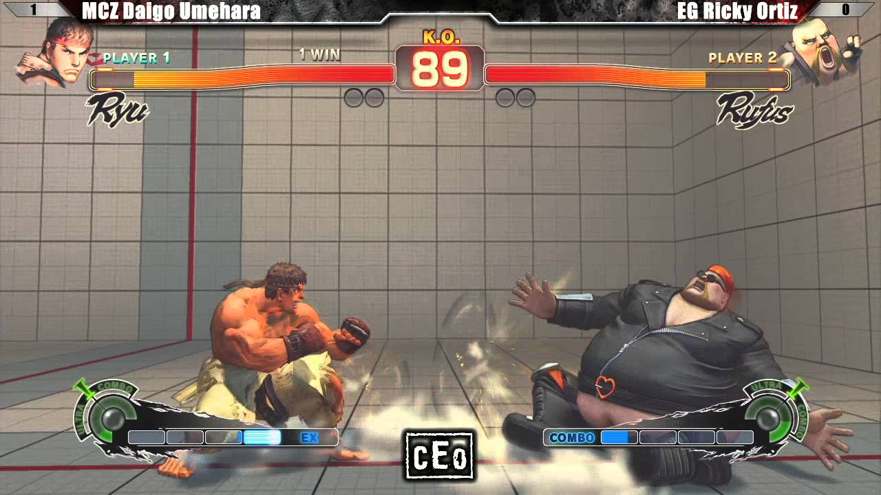 SSF4 AE2012 Top 24 MCZ Daigo Umehara vs EG Ricky Ortiz - CEO 2012 Tournament