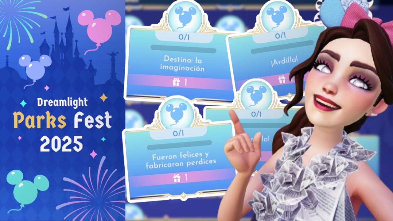 ¿CÓMO COMPLETAR el Festival Parques Dreamlight?  TODAS LAS MISIONES Y TAREAS |  Dreamlight Valley