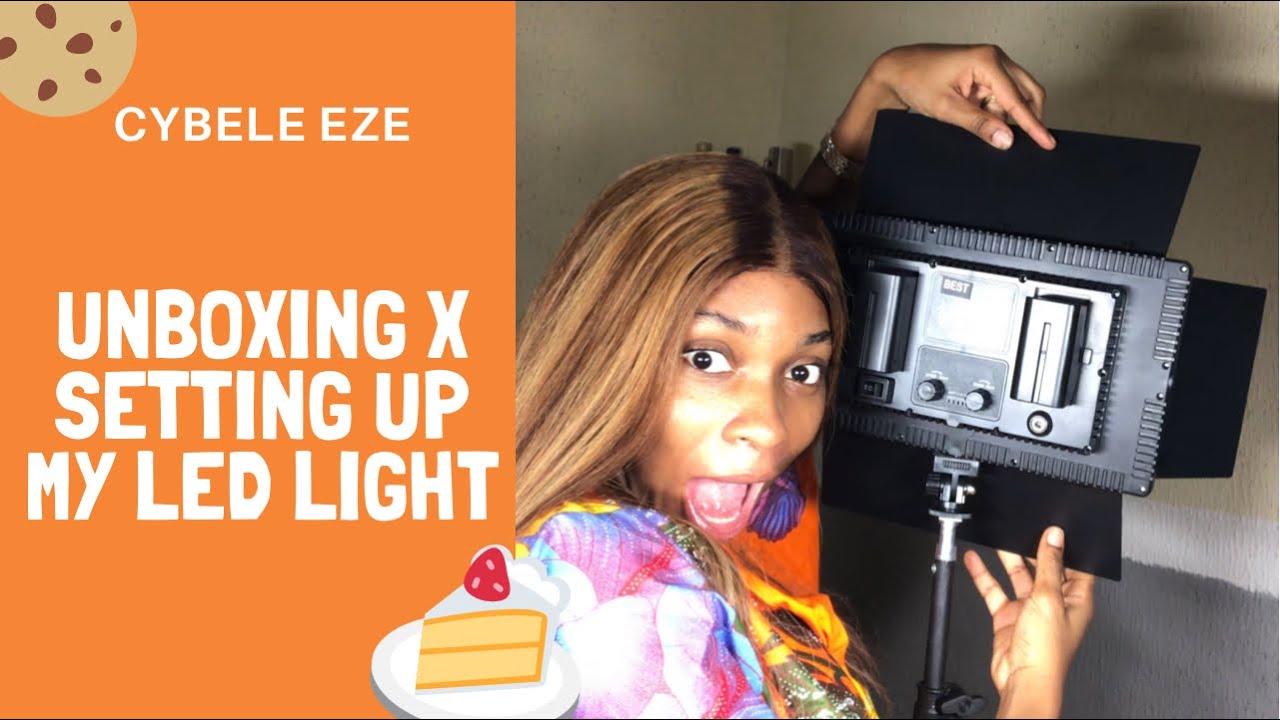 Unboxing x setting up my led pro light || Ring light || Nigerian edition