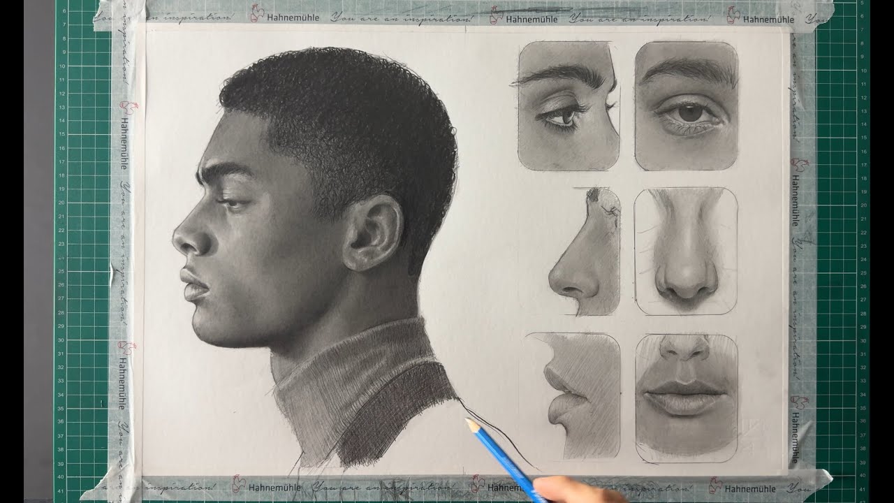 Como desenhar retratos realistas