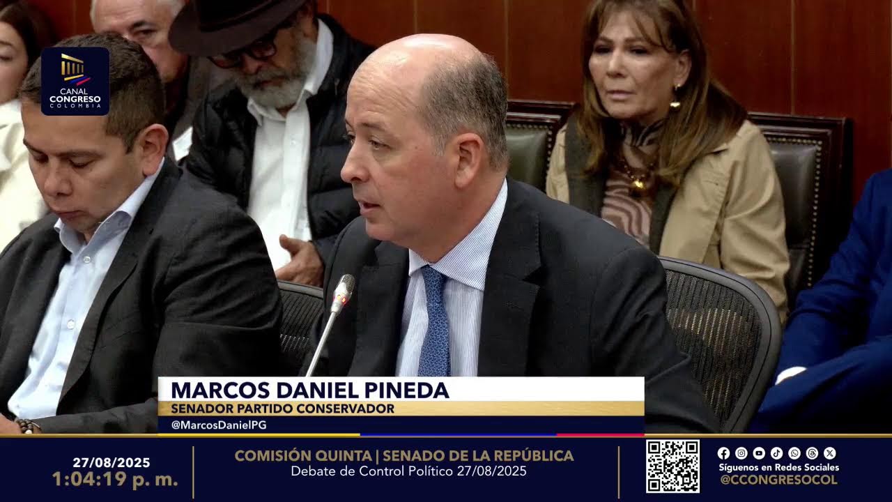 DEBATE DE CONTROL POLÍTICO 27/08/2025