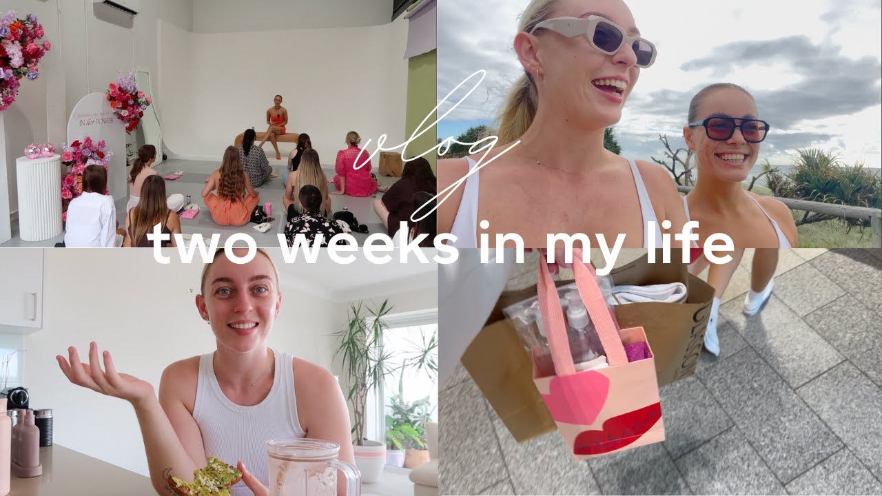 2 weeks in my life - open & honest chats, Bec's podcast event, prep for my trip! | Ellie Kate