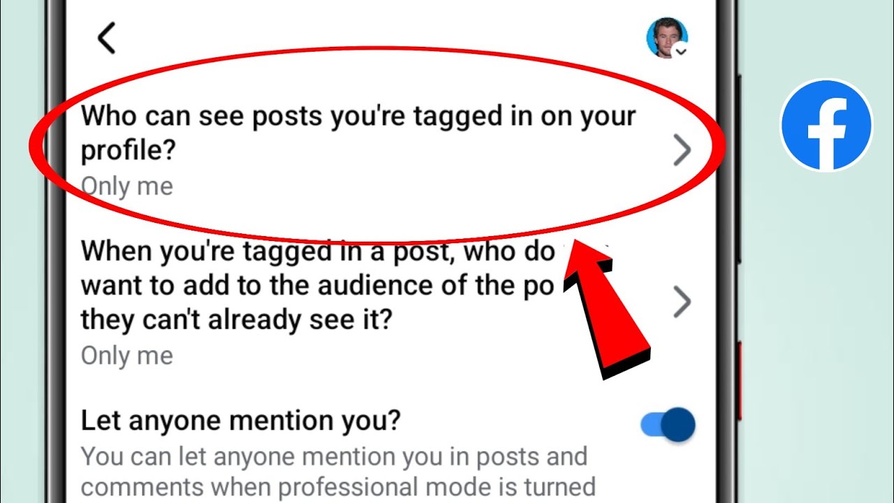 How to use Who can see posts you're tagged in on your profile setting on Facebook 