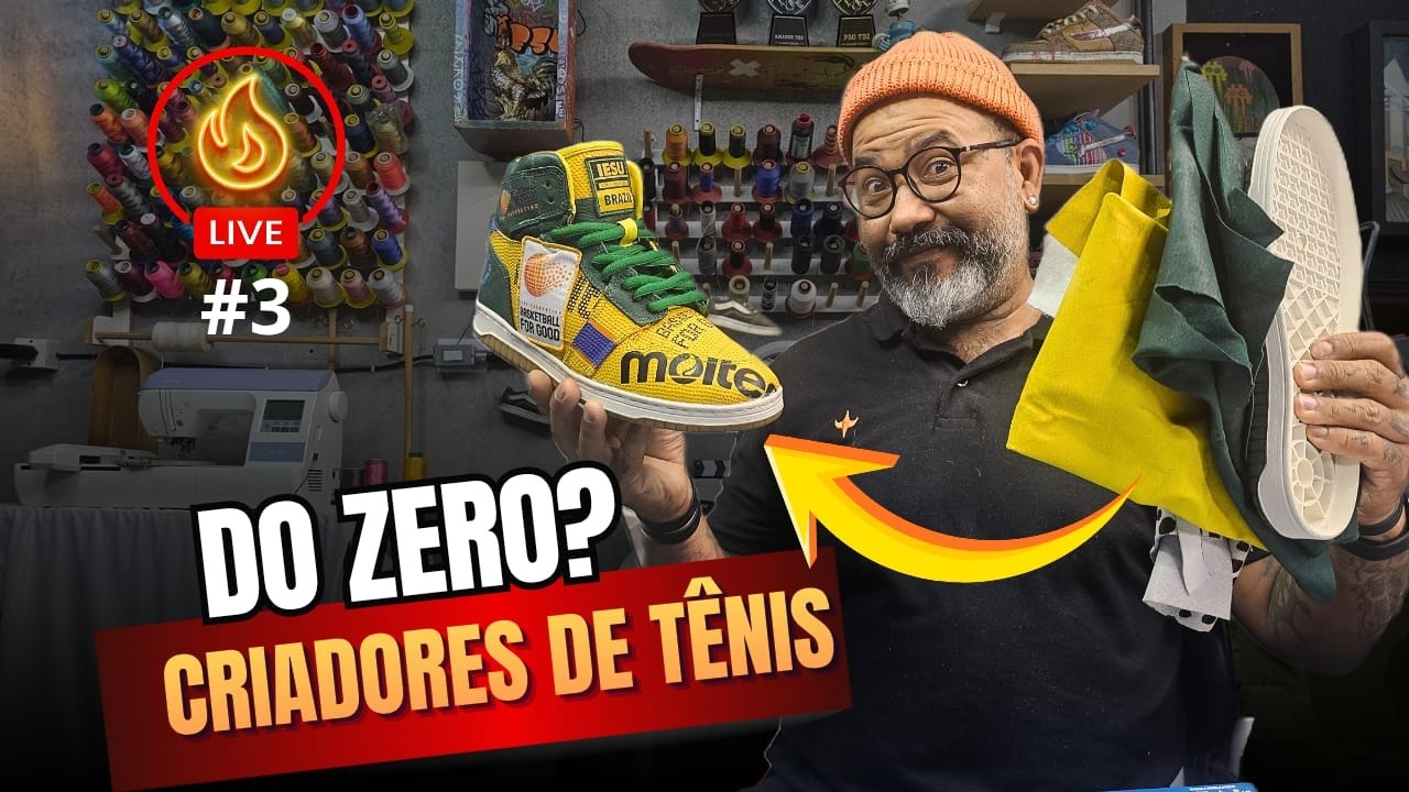 LIVE #3  -  É realmente possível fazer um tênis artesanal do zero?
