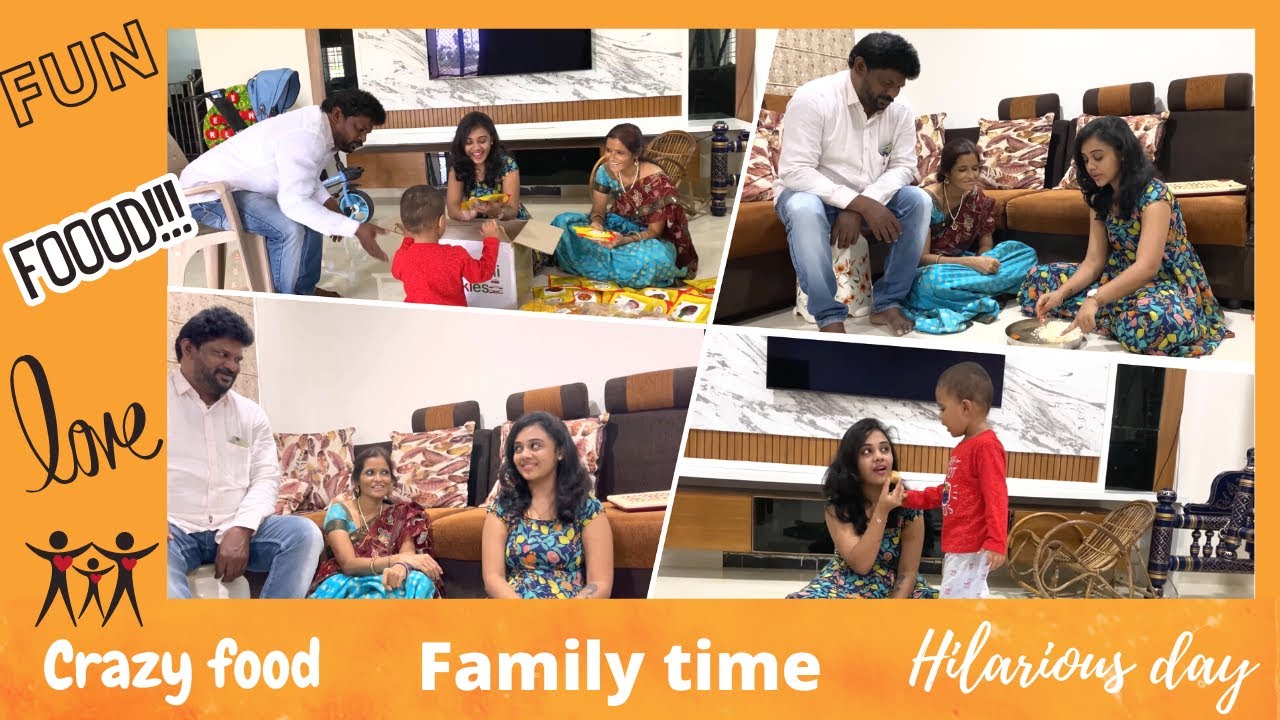 Crazy food || Family time || Hilarious Day || Amruthapranay.