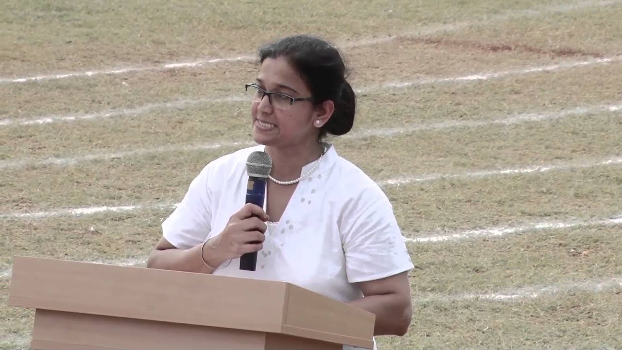 UBGoregaon Sports Day 2014-15 Vote Of Thanks & National Anthem