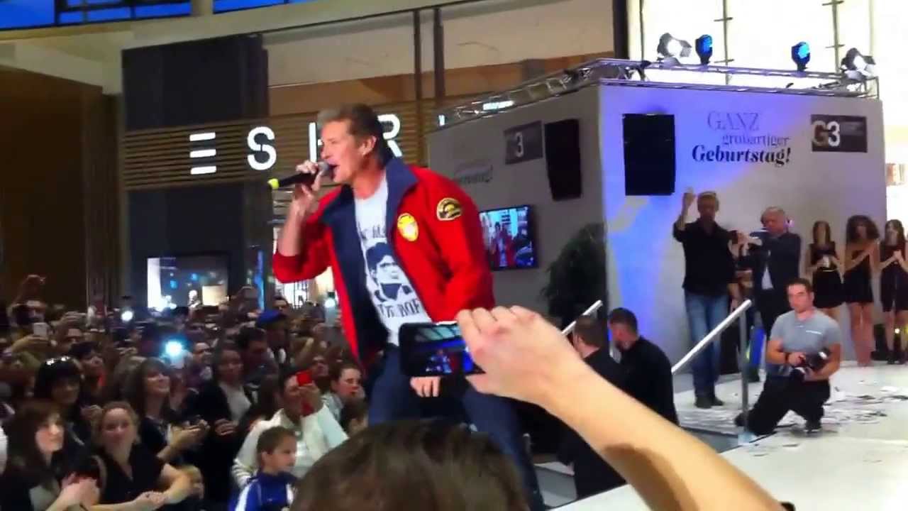 David HASSELHOFF - Looking for Freedom (Konzert im G3)