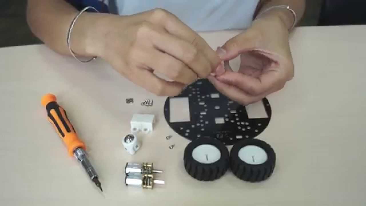 MiniQ 2WD Robot Chassis Quick Assembly Guide