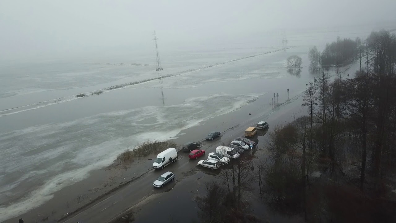 Rusnė per potvynį