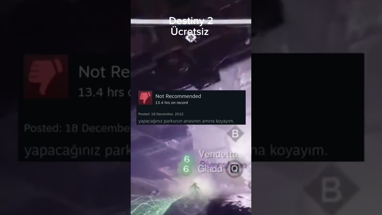 Destiny 2 Steam Yorumları. Videoları Kaçırmamak İçin Abone Olmayı Unutma