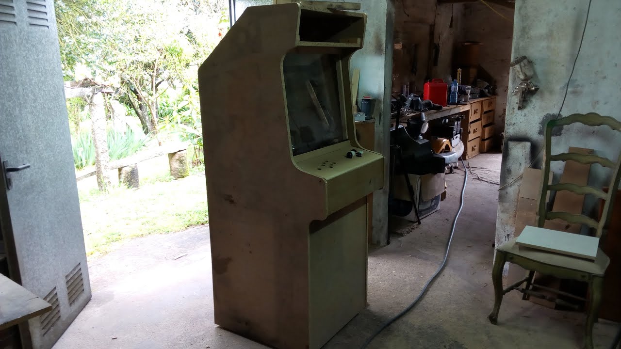 Como Hacer Una Máquina Arcade O Recreativa Casera//Mueble Listo Para Pintar//Parte 4