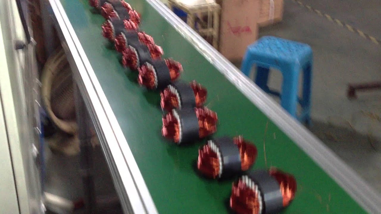 compressor machine stator production line