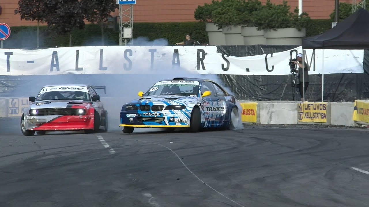 Highlights of  DRIFT ALLSTARS 2015 in Kaunas