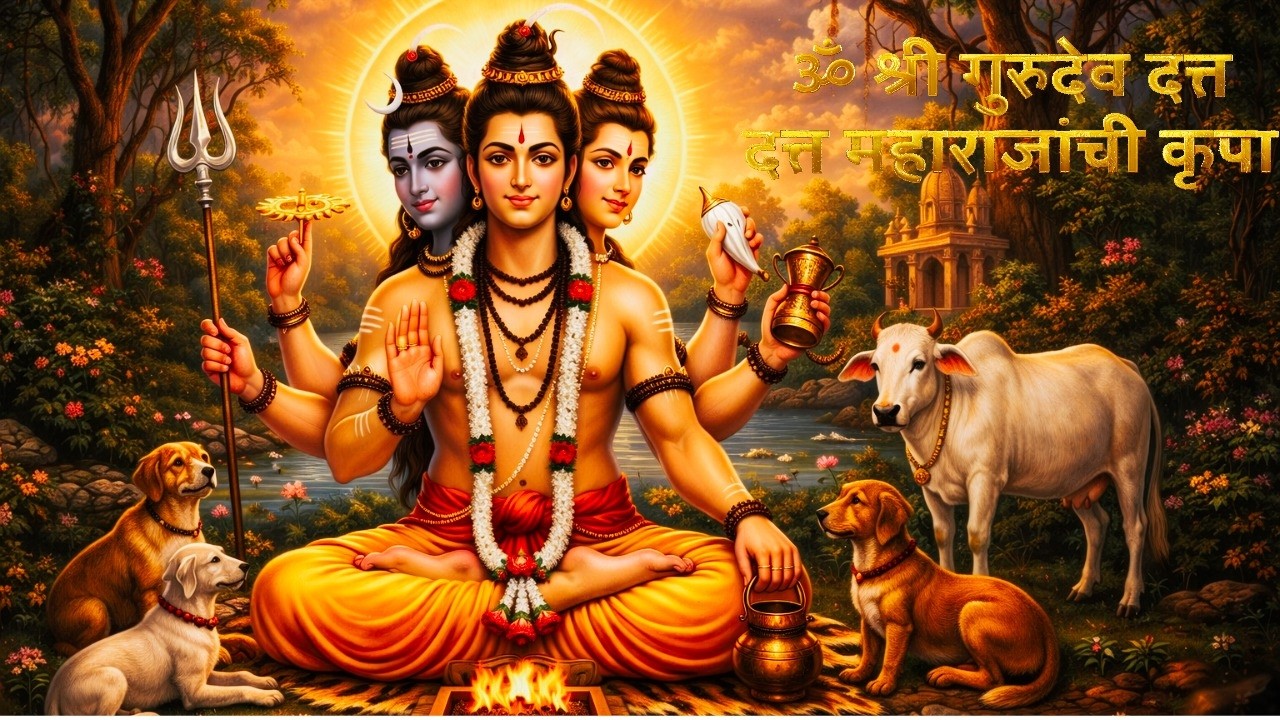 Digambara Digambara - Gurudev Datta Mahamantra | दिगंबर दिगंबर श्रीपाद वल्लभ दिगंबर
