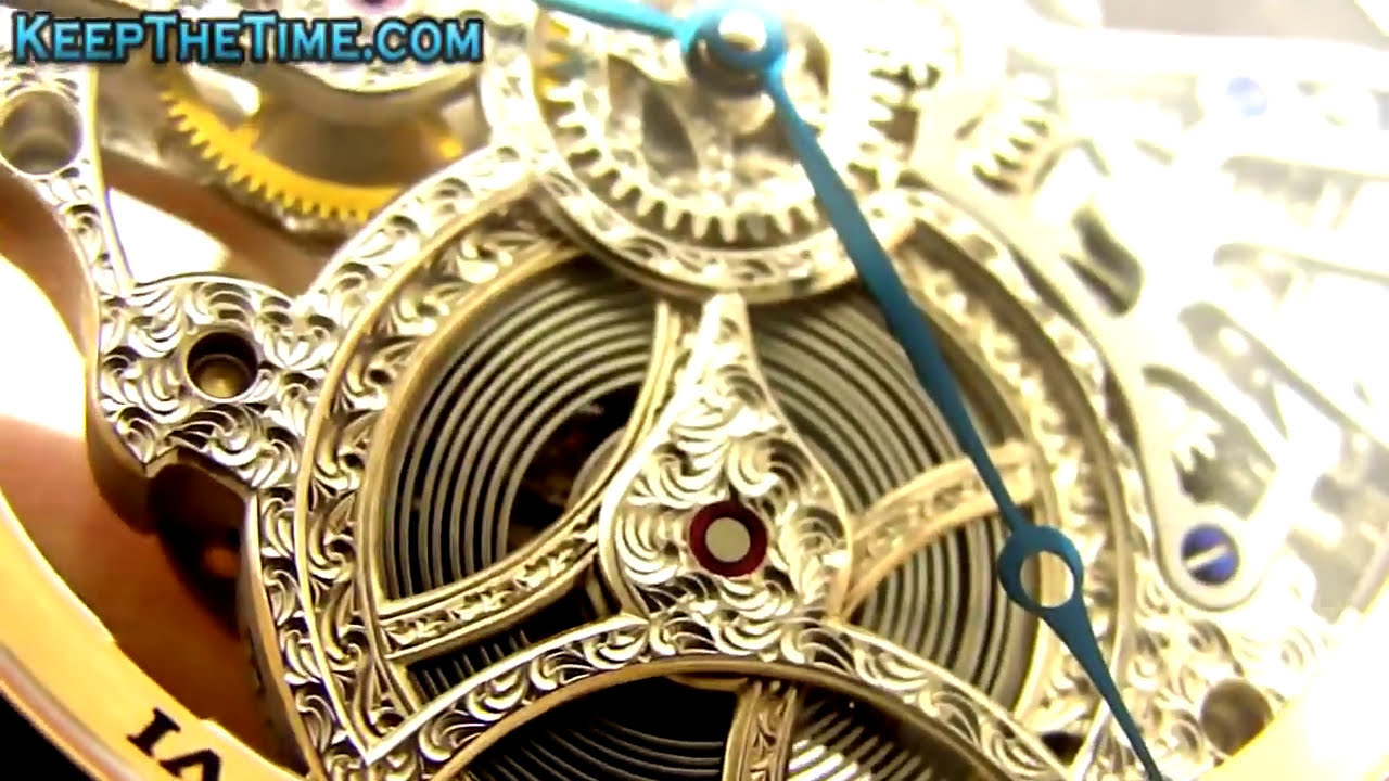 Winding the Mainspring in a Ulysse Nardin Skeleton Dial UN-300 Limited Edition Watch