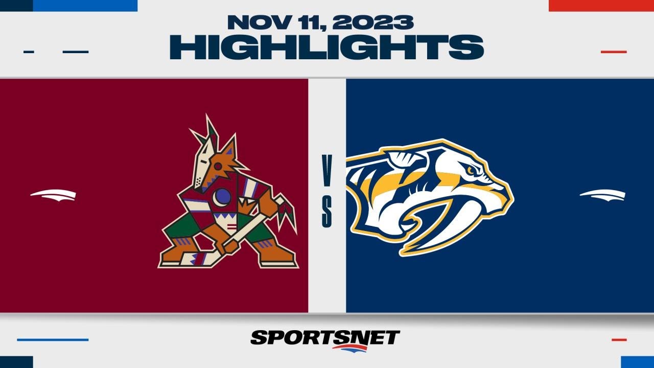 NHL Highlights | Coyotes vs. Predators - November 11, 2023
