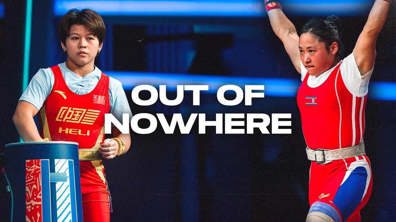 An Insane 49kg Clean & Jerk Battle! North Korea vs China